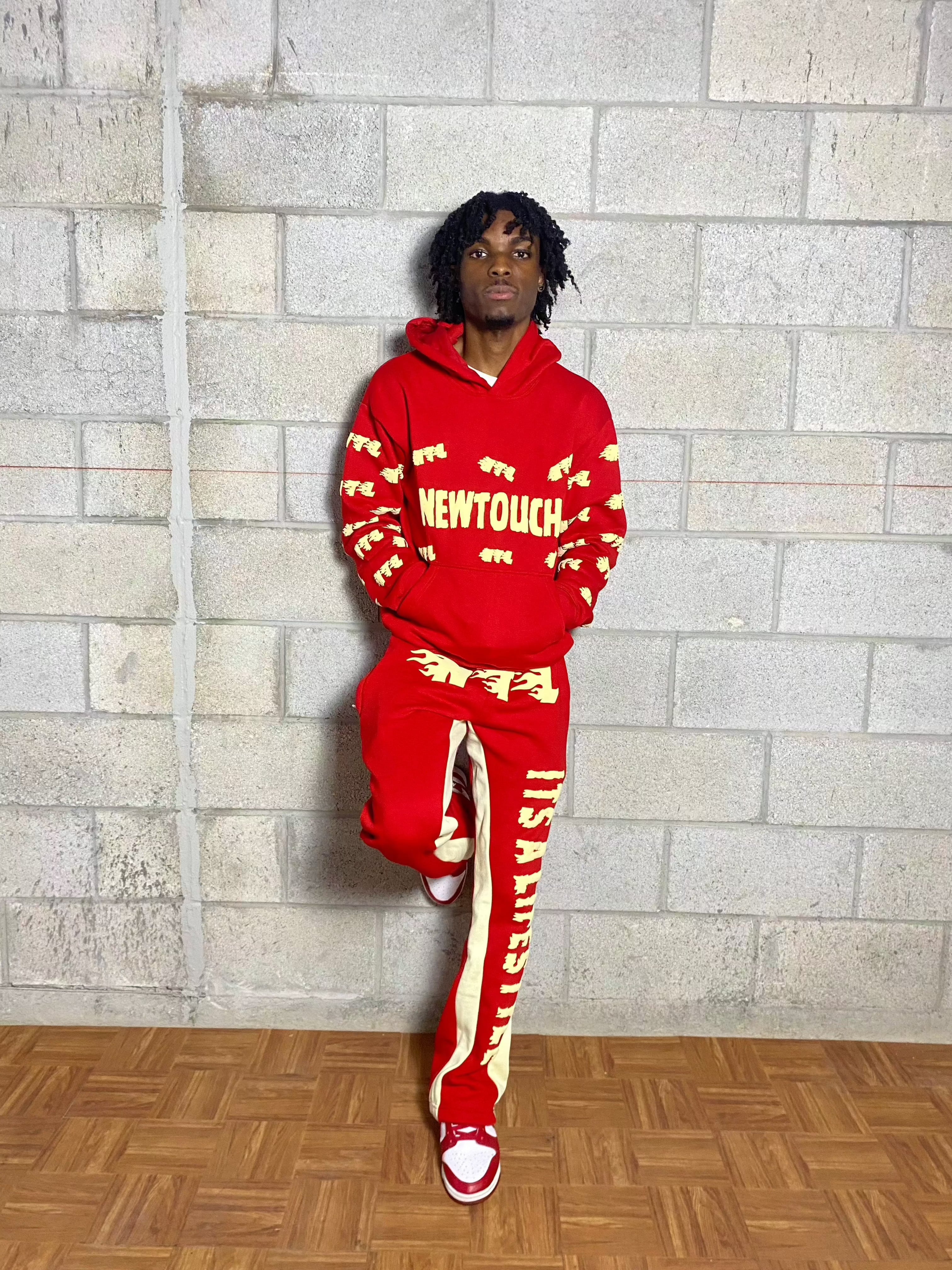 Flame Flared SweatsuitFlame Flared Sweatsuit - Premium Sweatsuit from New Touch LifeStyle - Just $80! Shop now at New Touch Apparel