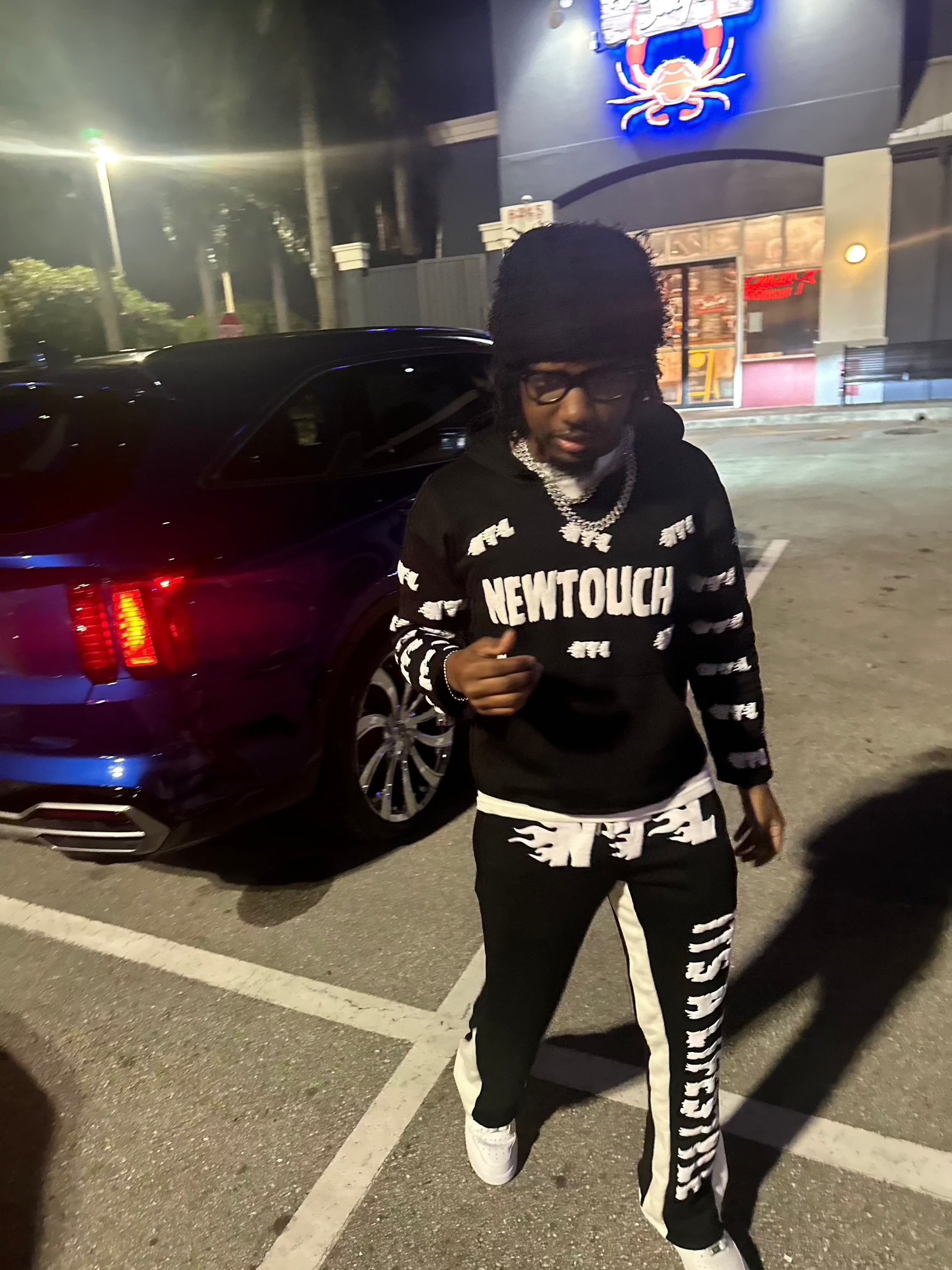 Flame Flared SweatsuitFlame Flared Sweatsuit - Premium Sweatsuit from New Touch LifeStyle - Just $65! Shop now at New Touch Apparel