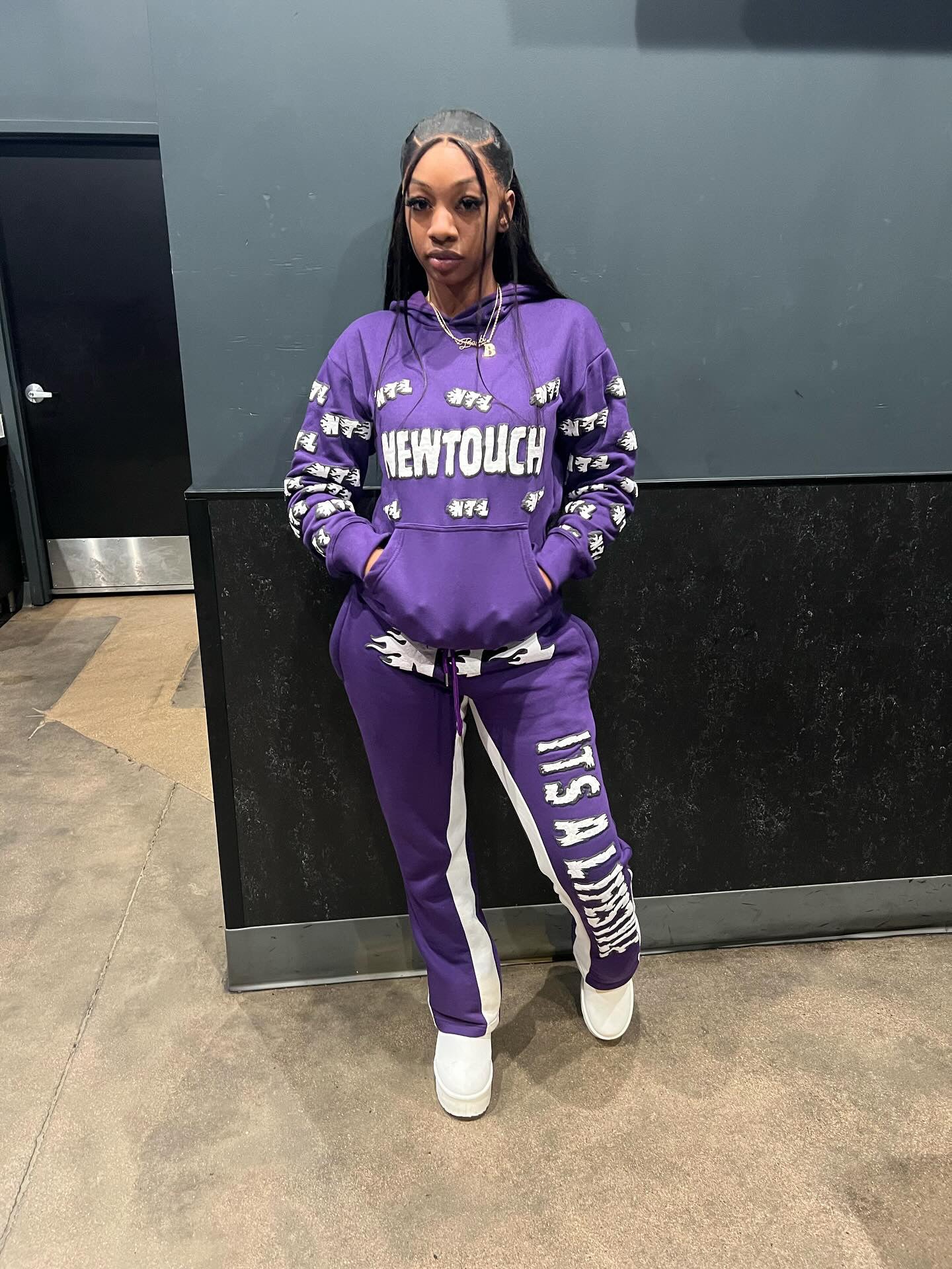 Flame Flared SweatsuitFlame Flared Sweatsuit - Premium Sweatsuit from New Touch LifeStyle - Just $65! Shop now at New Touch Apparel