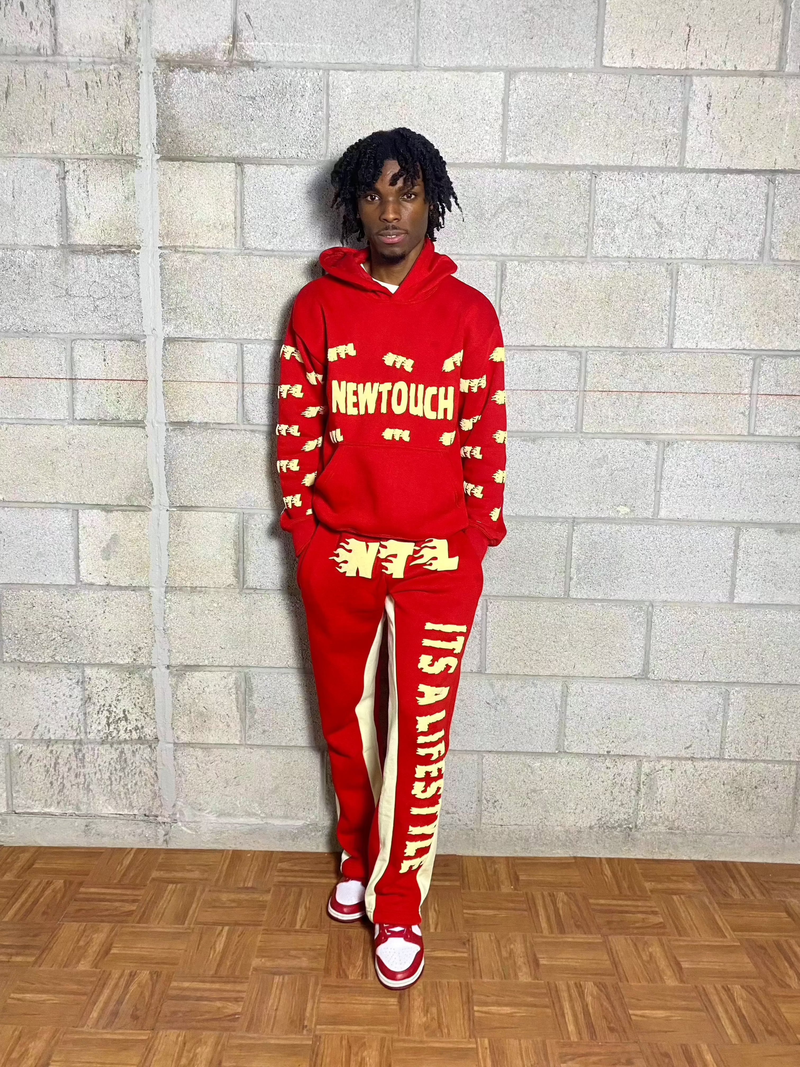 Flame Flared SweatsuitFlame Flared Sweatsuit - Premium Sweatsuit from New Touch LifeStyle - Just $80! Shop now at New Touch Apparel