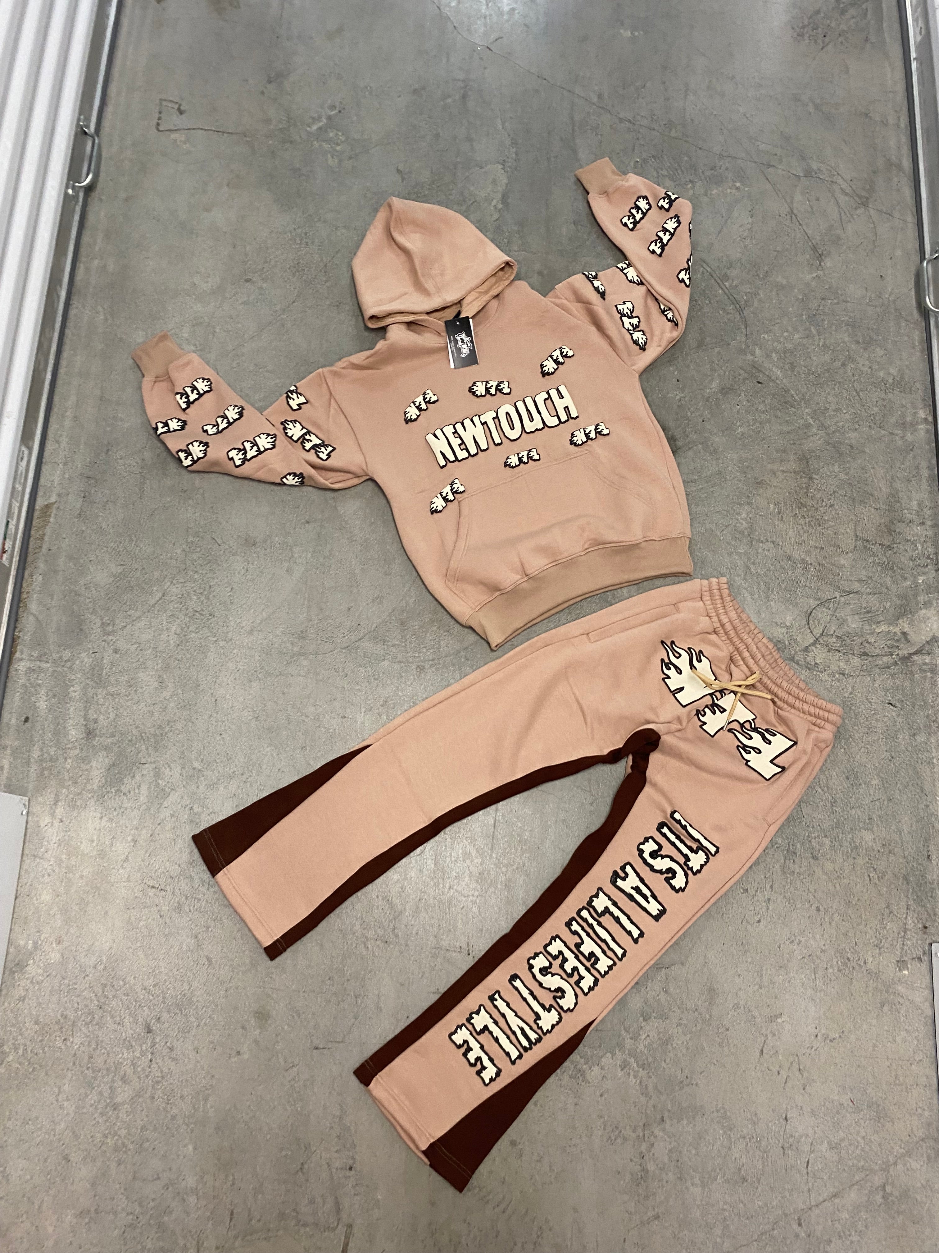Flame Flared SweatsuitFlame Flared Sweatsuit - Premium Sweatsuit from New Touch LifeStyle - Just $65! Shop now at New Touch Apparel