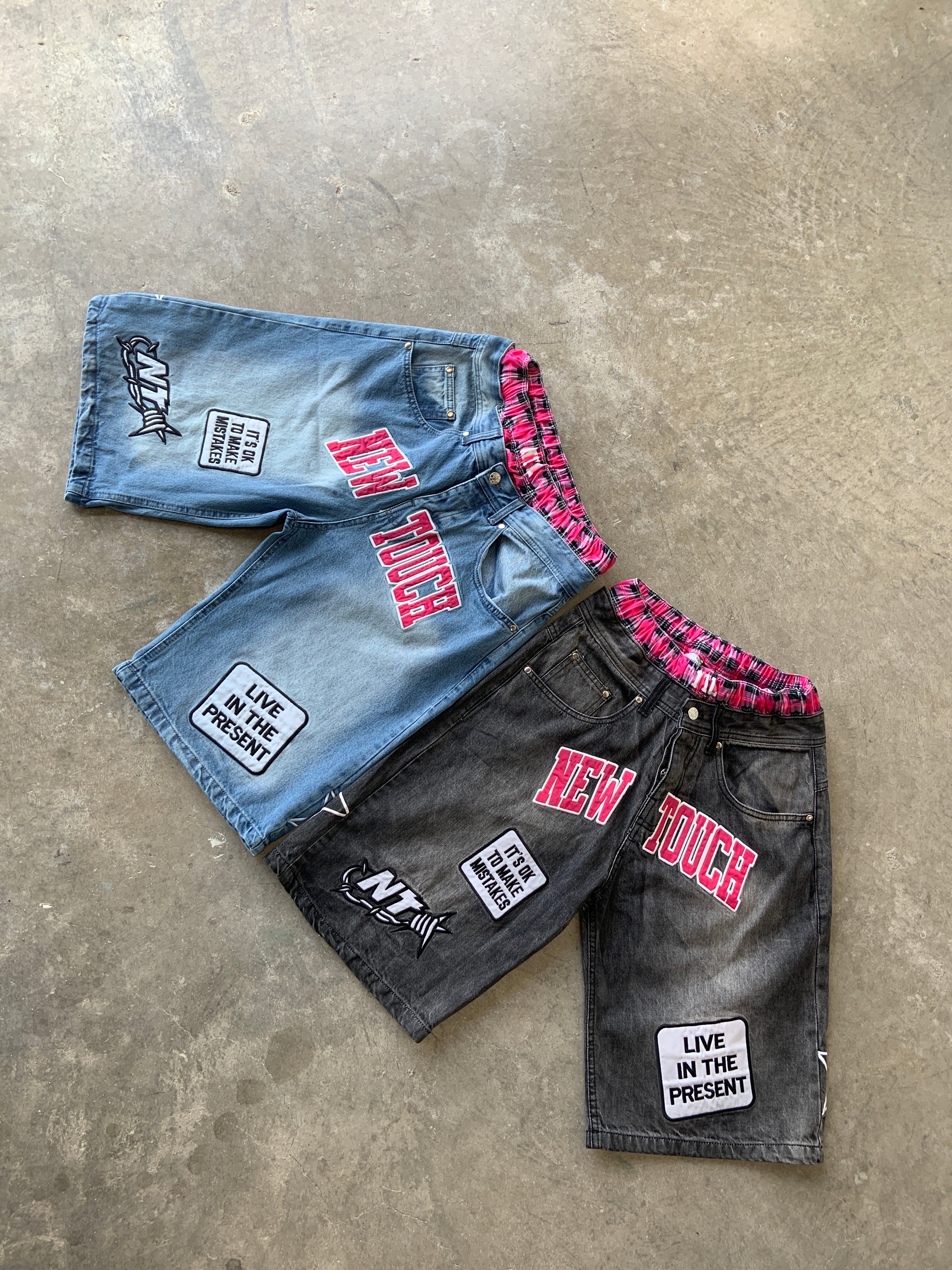 NTL Double Waisted Denim Jorts