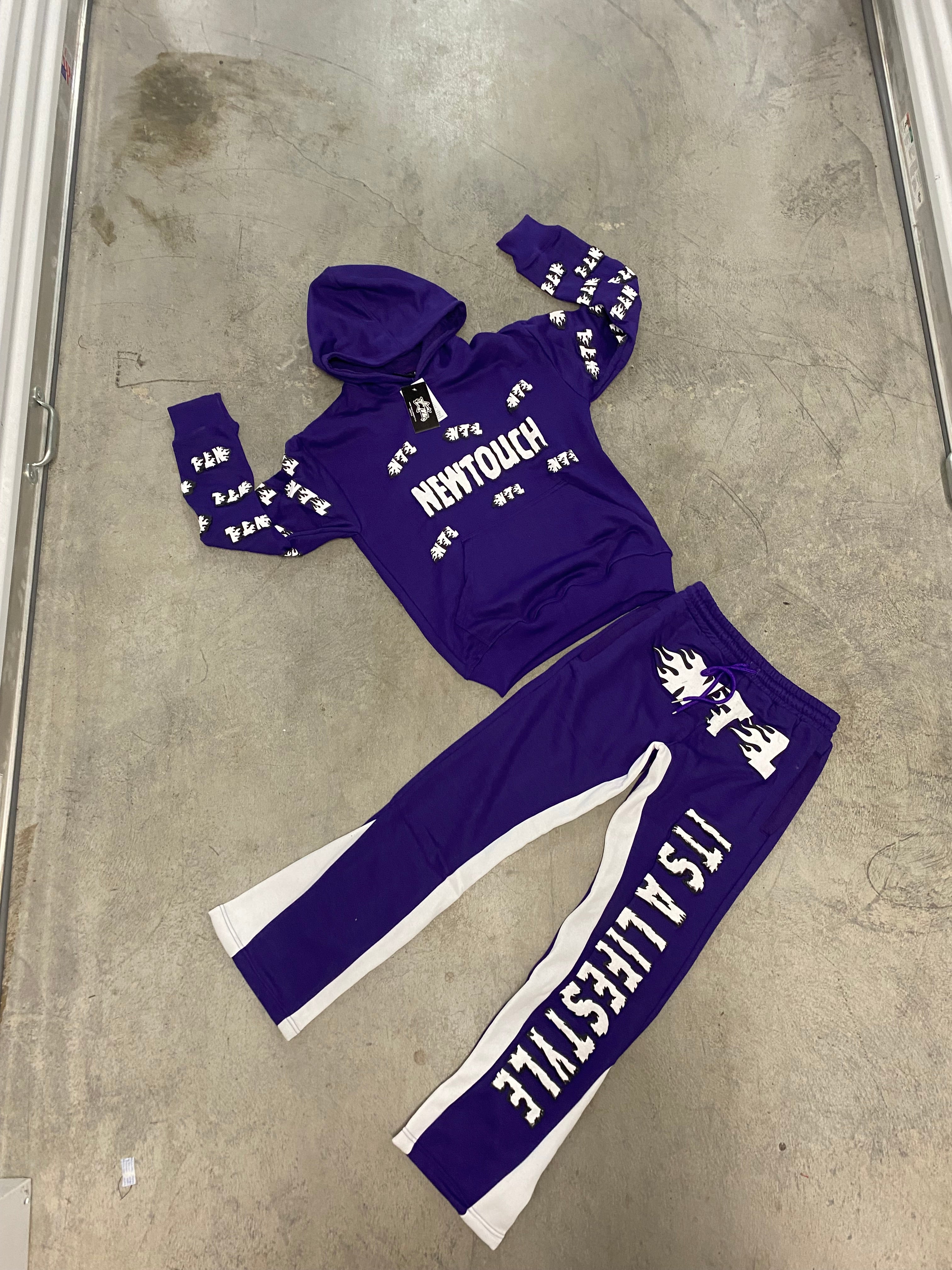 Flame Flared SweatsuitFlame Flared Sweatsuit - Premium Sweatsuit from New Touch LifeStyle - Just $65! Shop now at New Touch Apparel