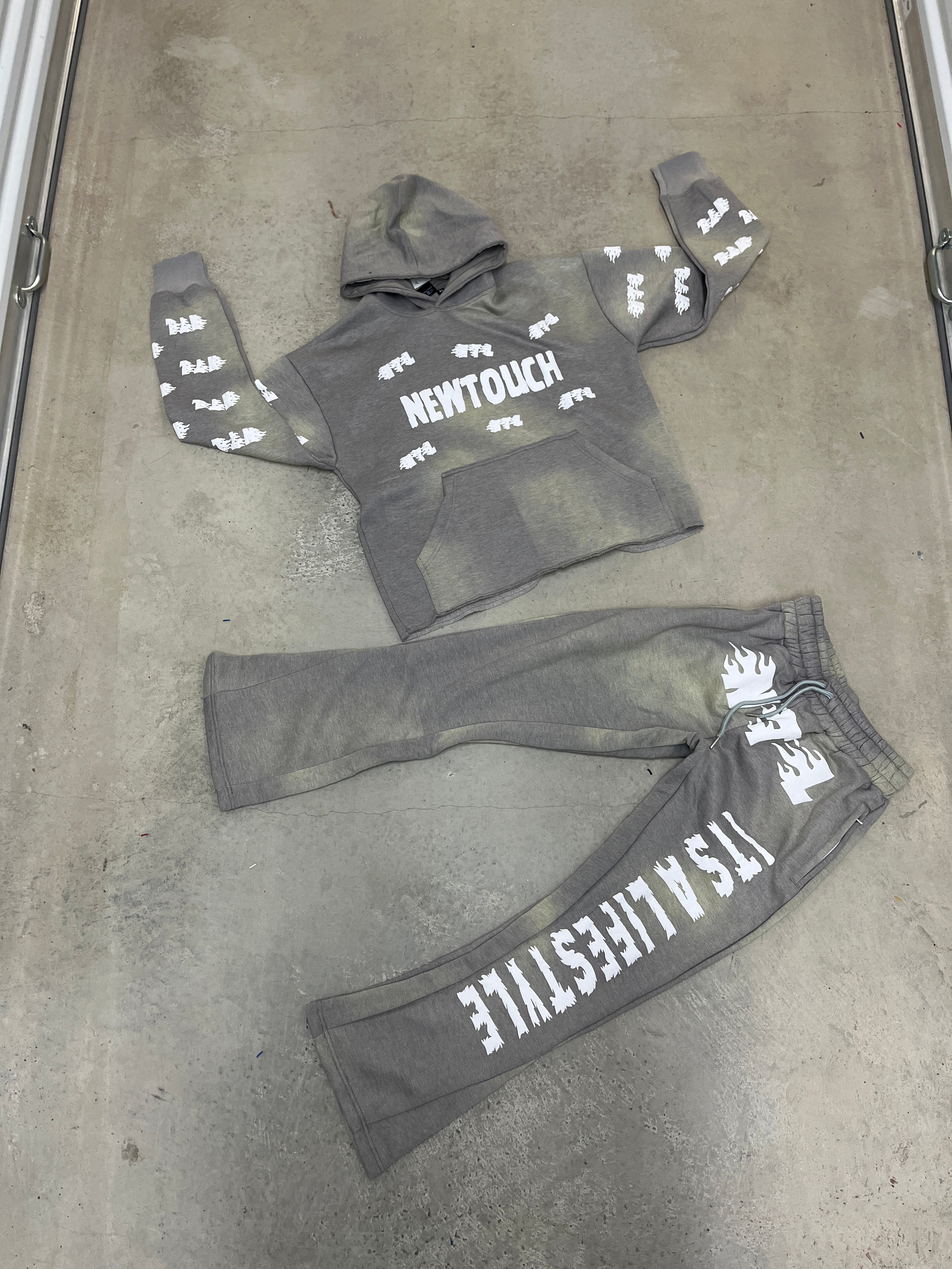 Flame Flared SweatsuitFlame Flared Sweatsuit - Premium Sweatsuit from New Touch LifeStyle - Just $65! Shop now at New Touch Apparel