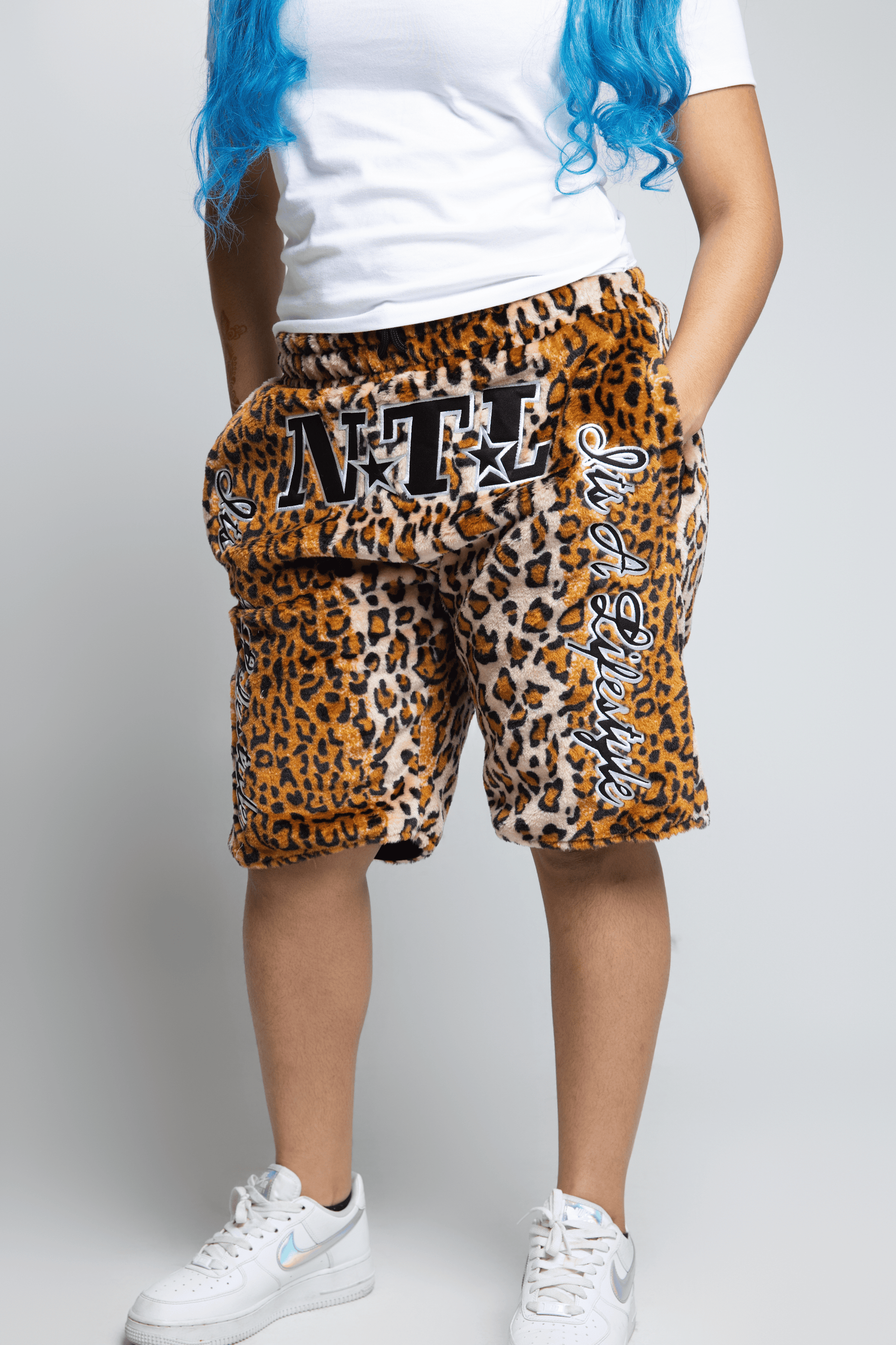 Cheetah Fur Shorts