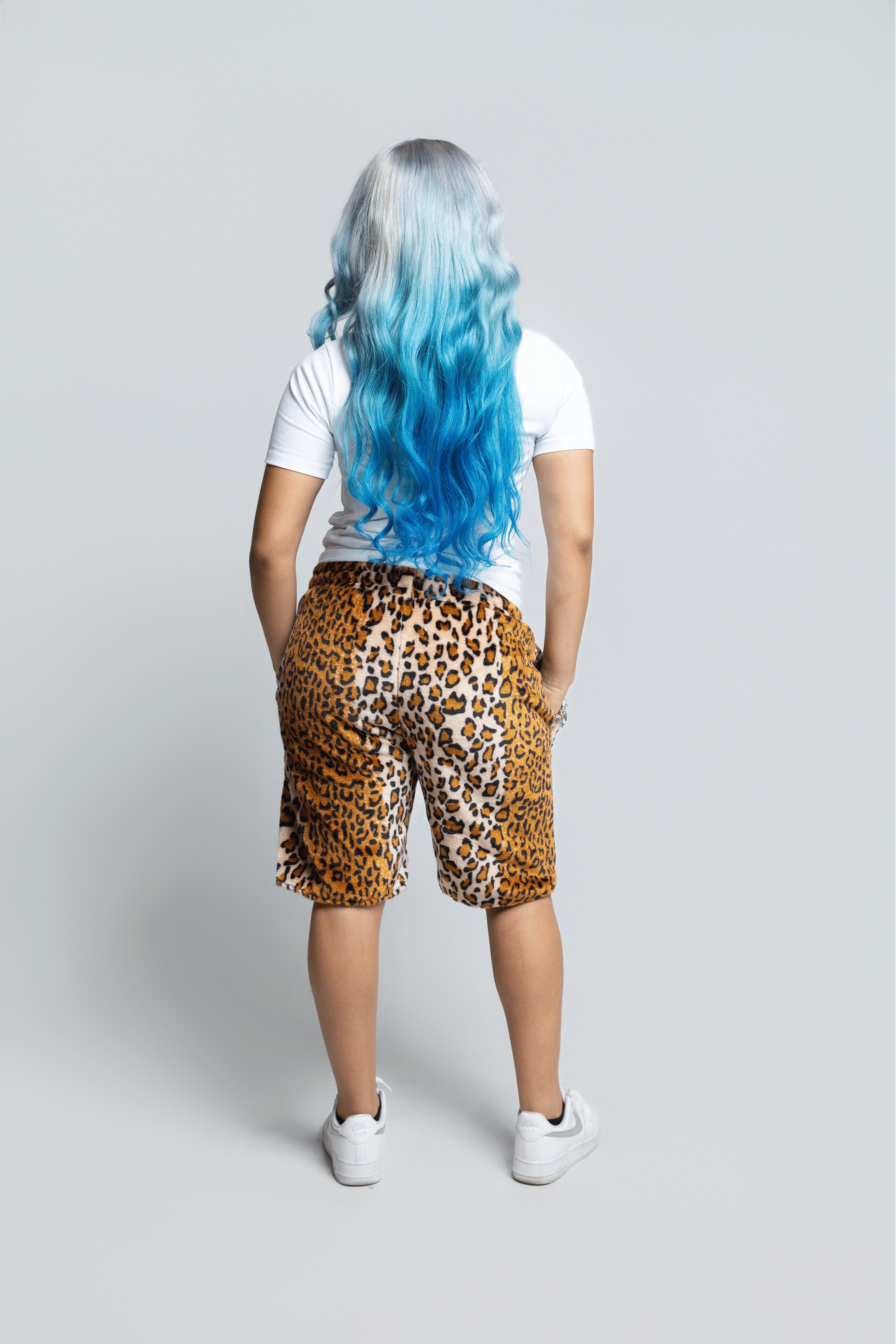 Cheetah Fur Shorts