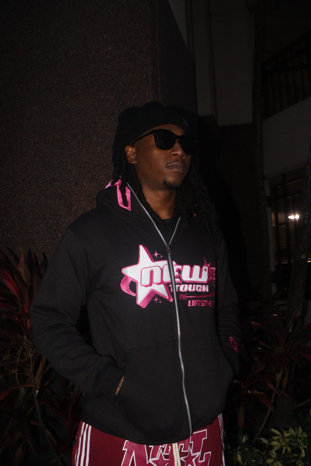 Black/Pink Awareness Full-Zip