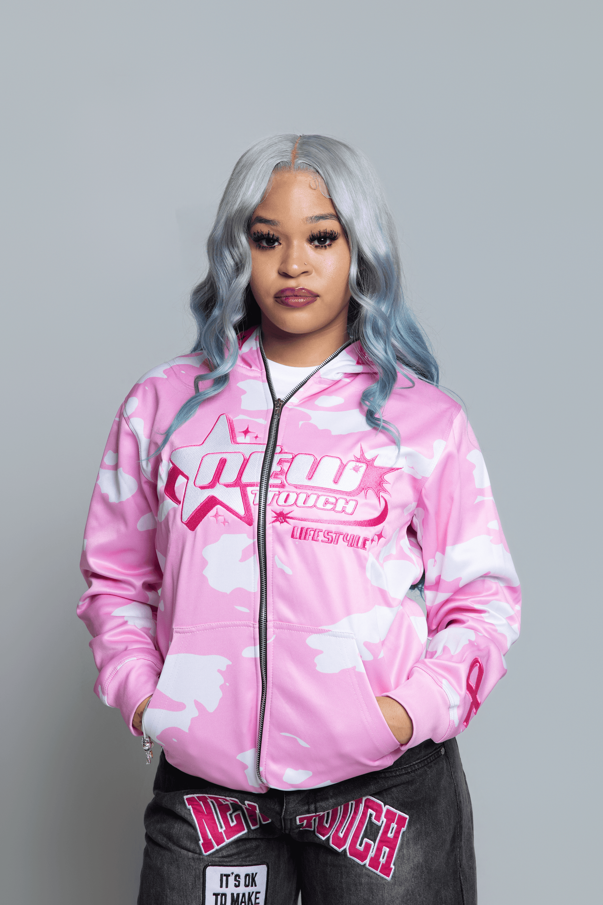 Pink Camo Awareness FullZip