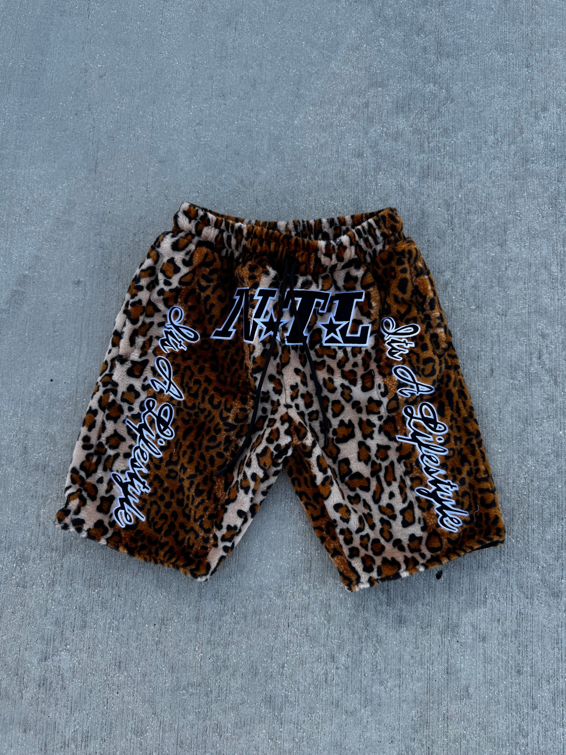 Cheetah Fur Shorts