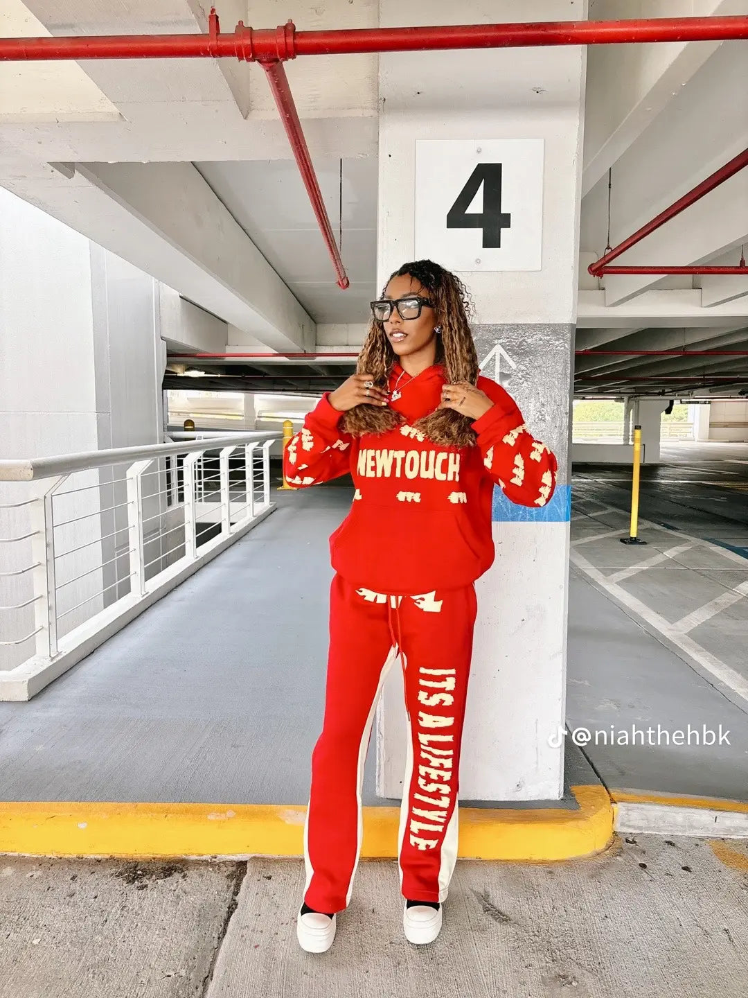 Flame Flared SweatsuitFlame Flared Sweatsuit - Premium Sweatsuit from New Touch LifeStyle - Just $45! Shop now at New Touch Apparel