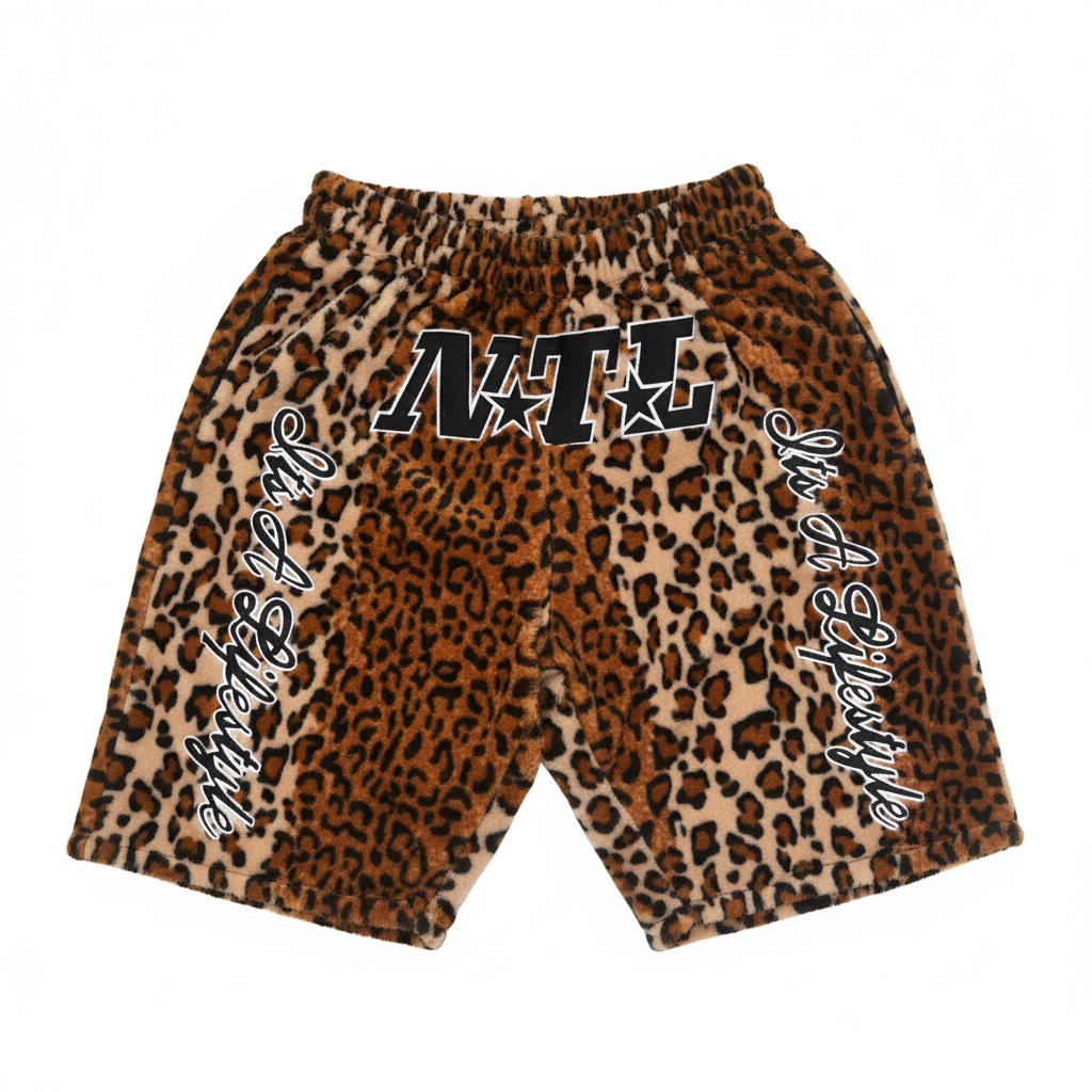 Cheetah Fur Shorts