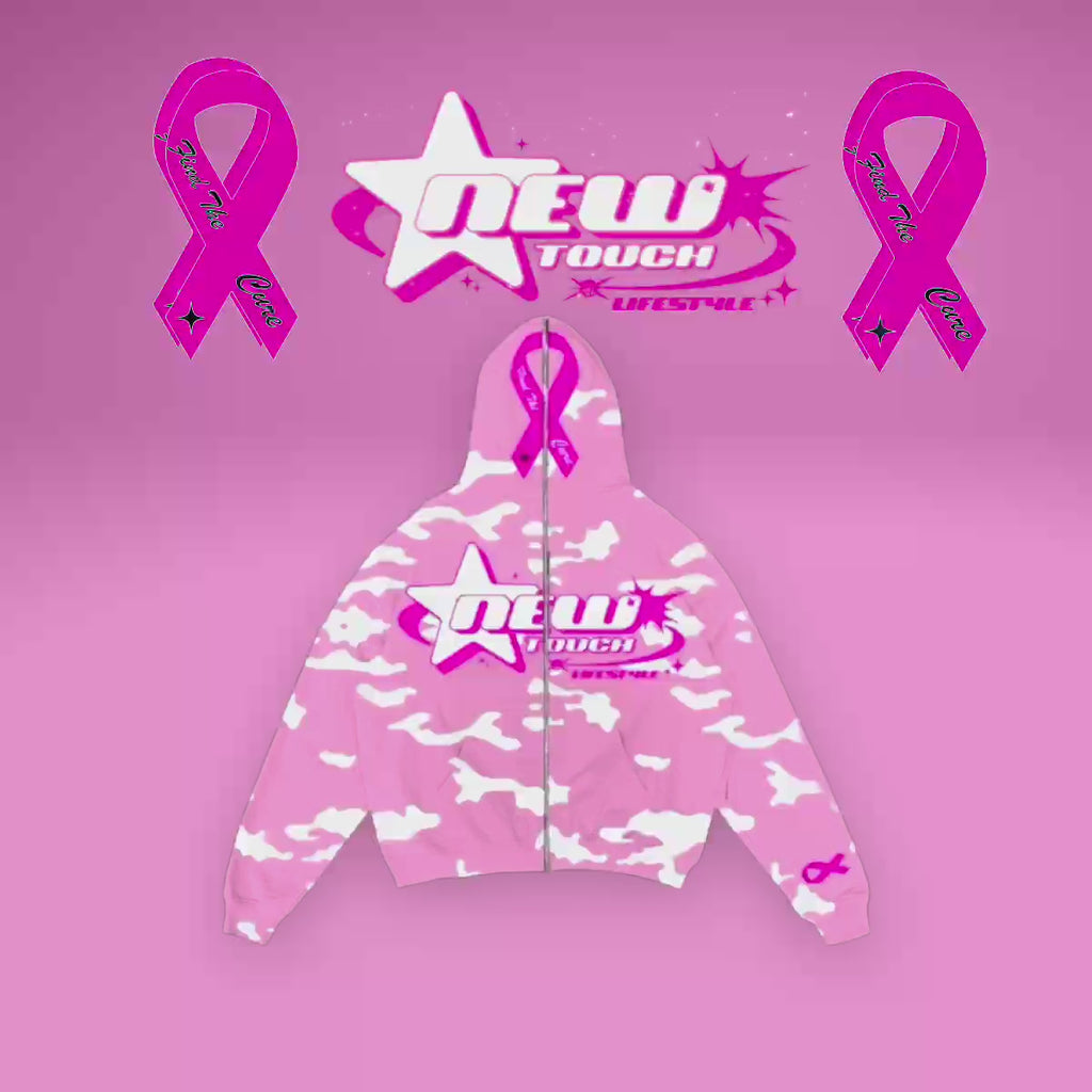 Pink Camo Awareness FullZip